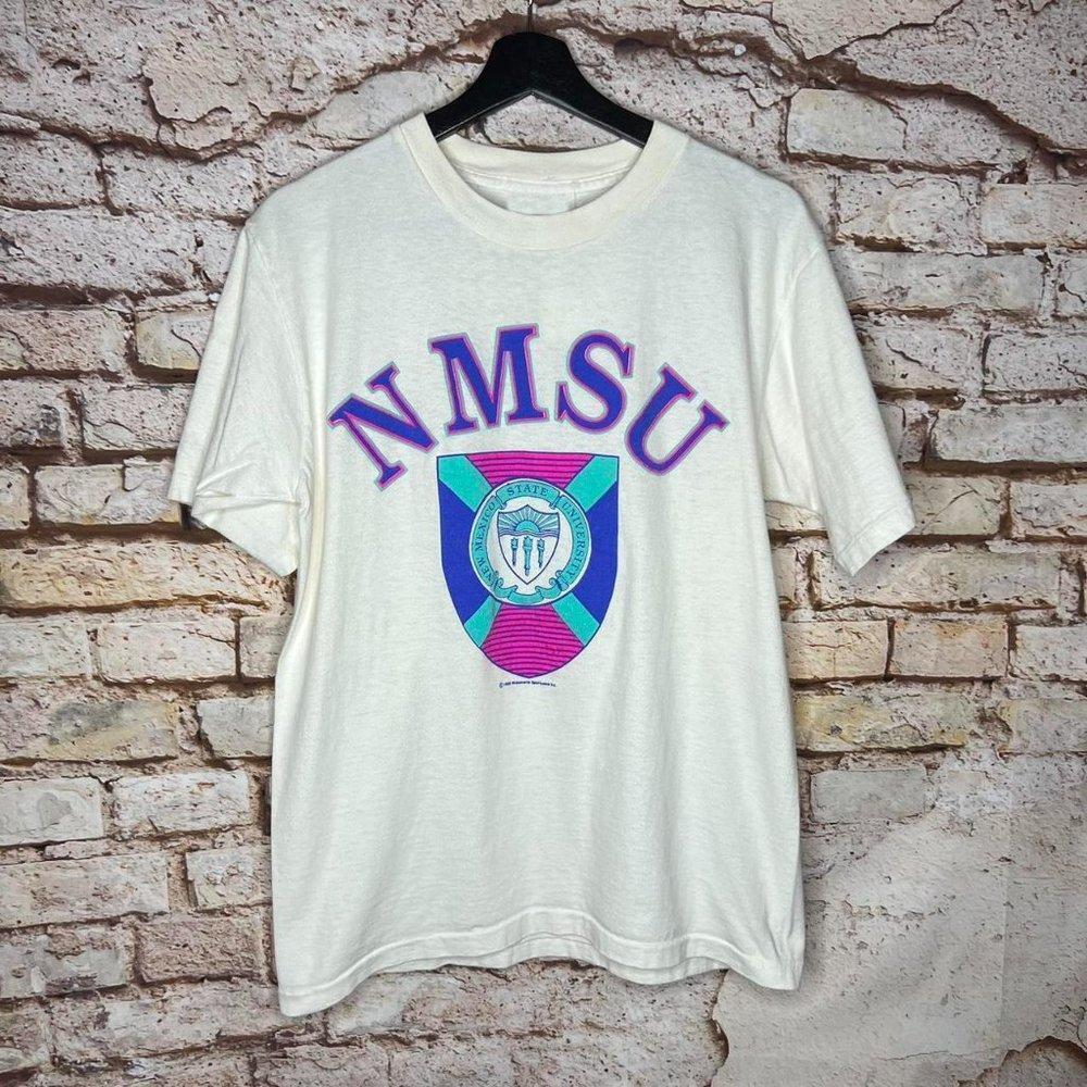New Mexico State University Retro College Style Graphic Unisex T-Shirt